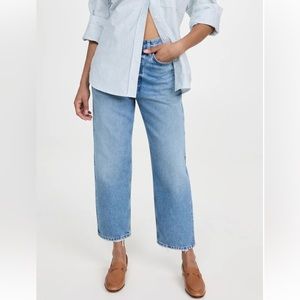 Agolde 90s Mid Rise Loose Straight Jeans in Passenger